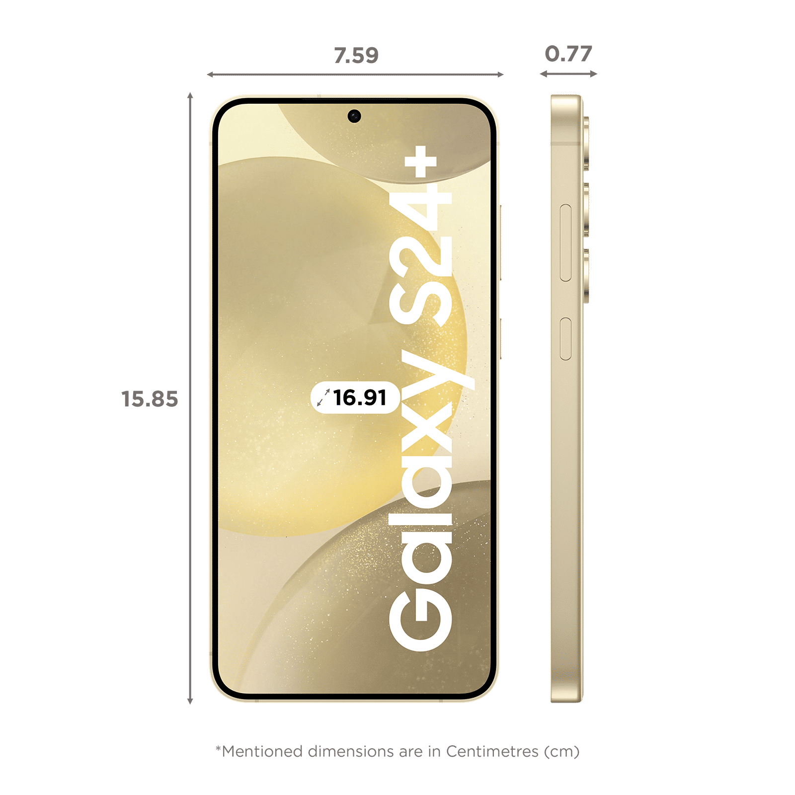 Buy SAMSUNG Galaxy S24 Plus 5G (12GB RAM, 512GB, Amber Yellow